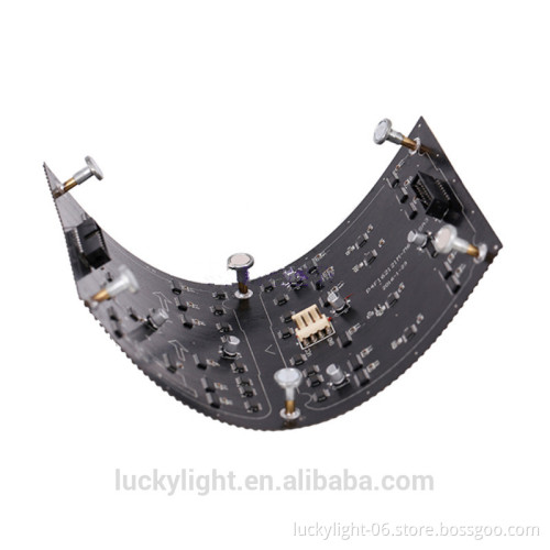 HD smd2121 64*32 P4 full color flexible led module for creative led displays
